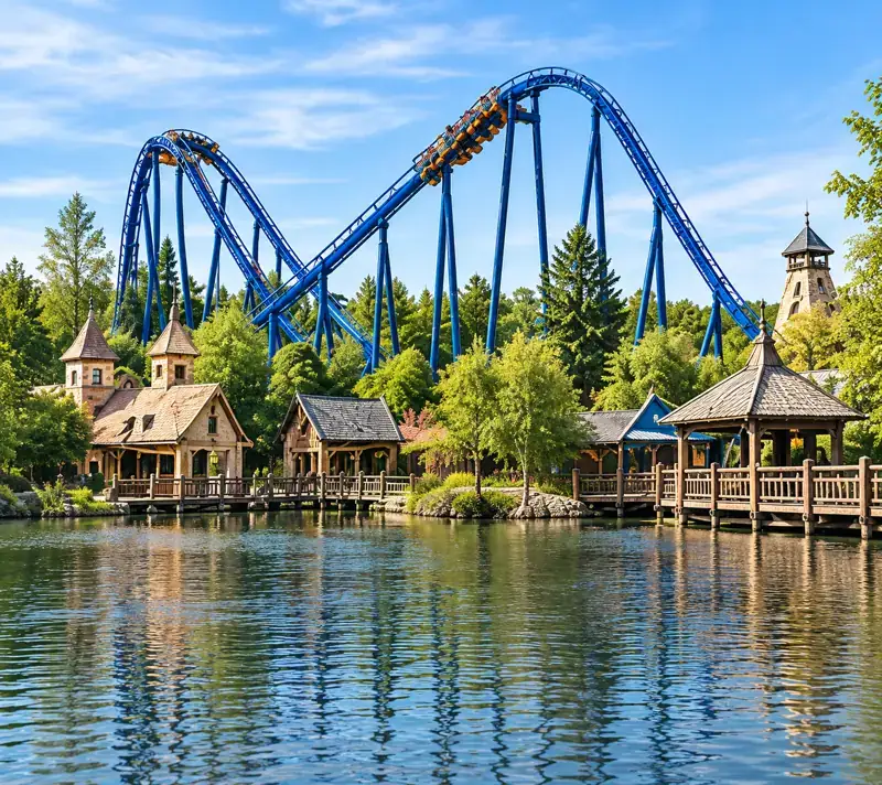 Parc Astérix’te çizgi roman temalı yapılar ve eğlence alanı